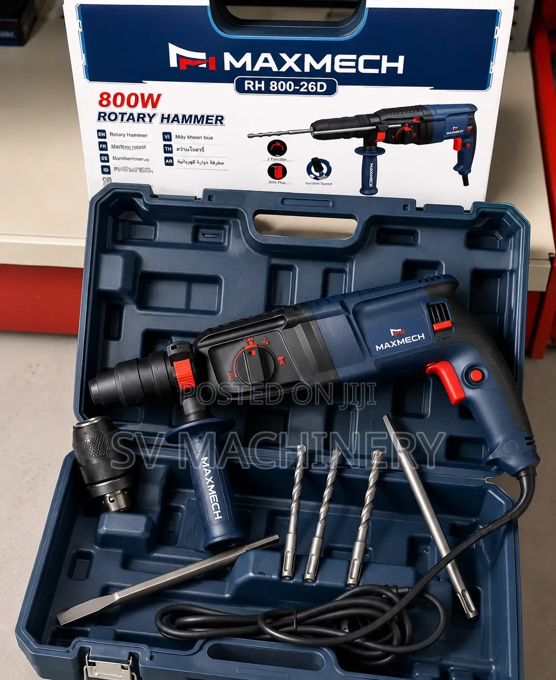 Heavy Duty 800w Maxmech Electric Rotary Hammer
