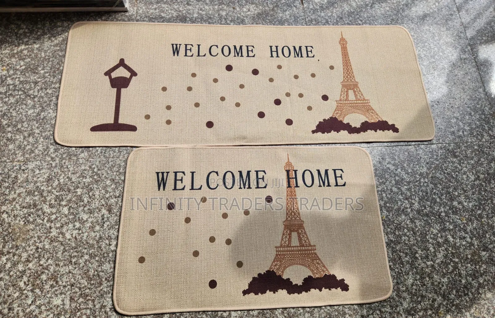 Set of 2piece Two Nonslip Kitchen Floor Mat