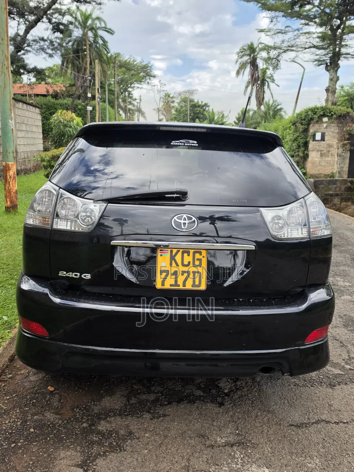 Toyota Harrier 2.4 2008 Black