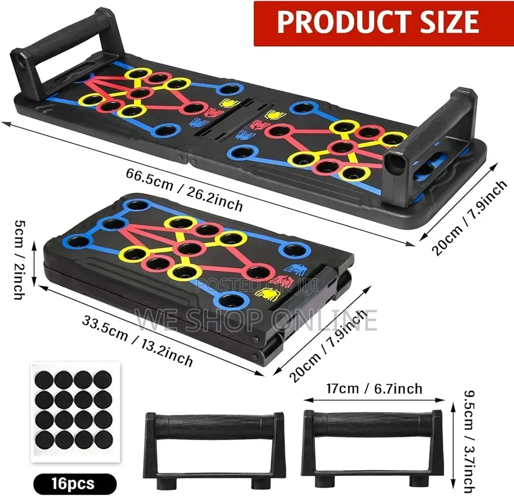 Portable Multifunctional Push Up Muscle Training Bar