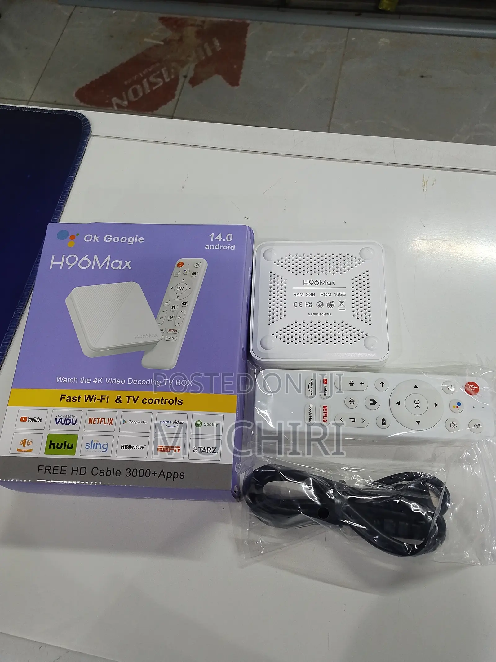 Smart Android Tv Box H96 Max 2/16gb