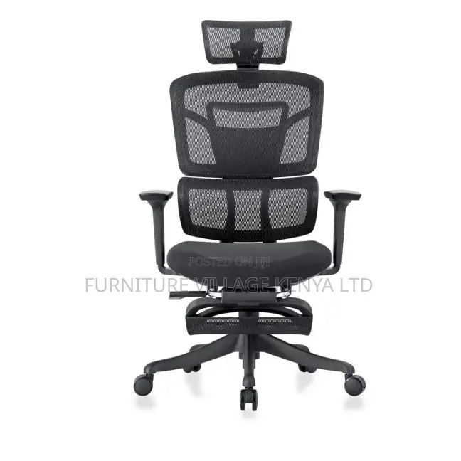 Orthopedic High Back Mesh Study Chair With Footrest