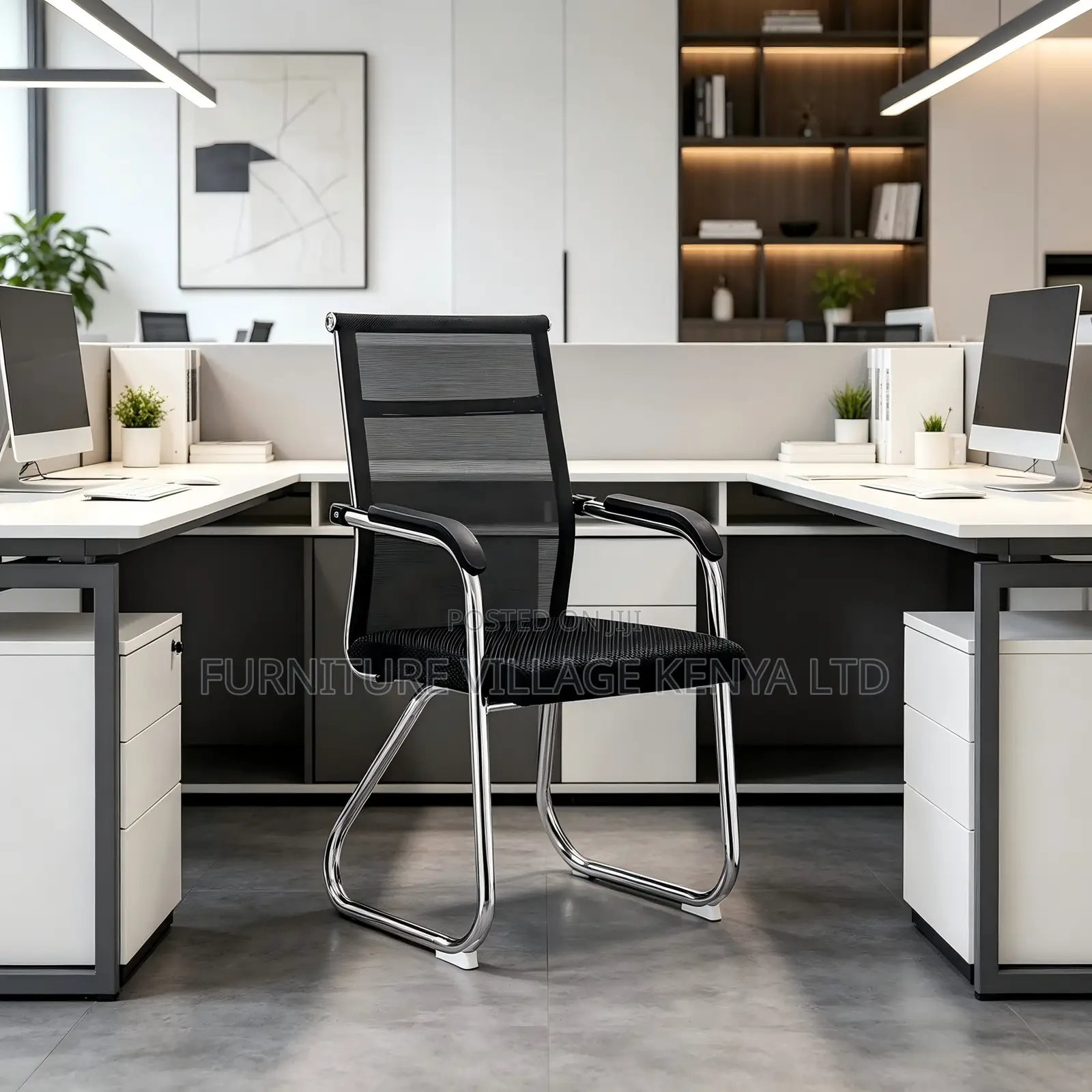 Ergonomic Reception Guest Arm Chair