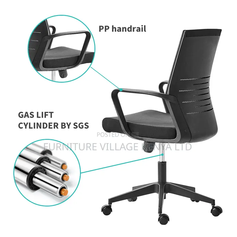 Swivel Medium Mesh Back Ergonomic Study Chair