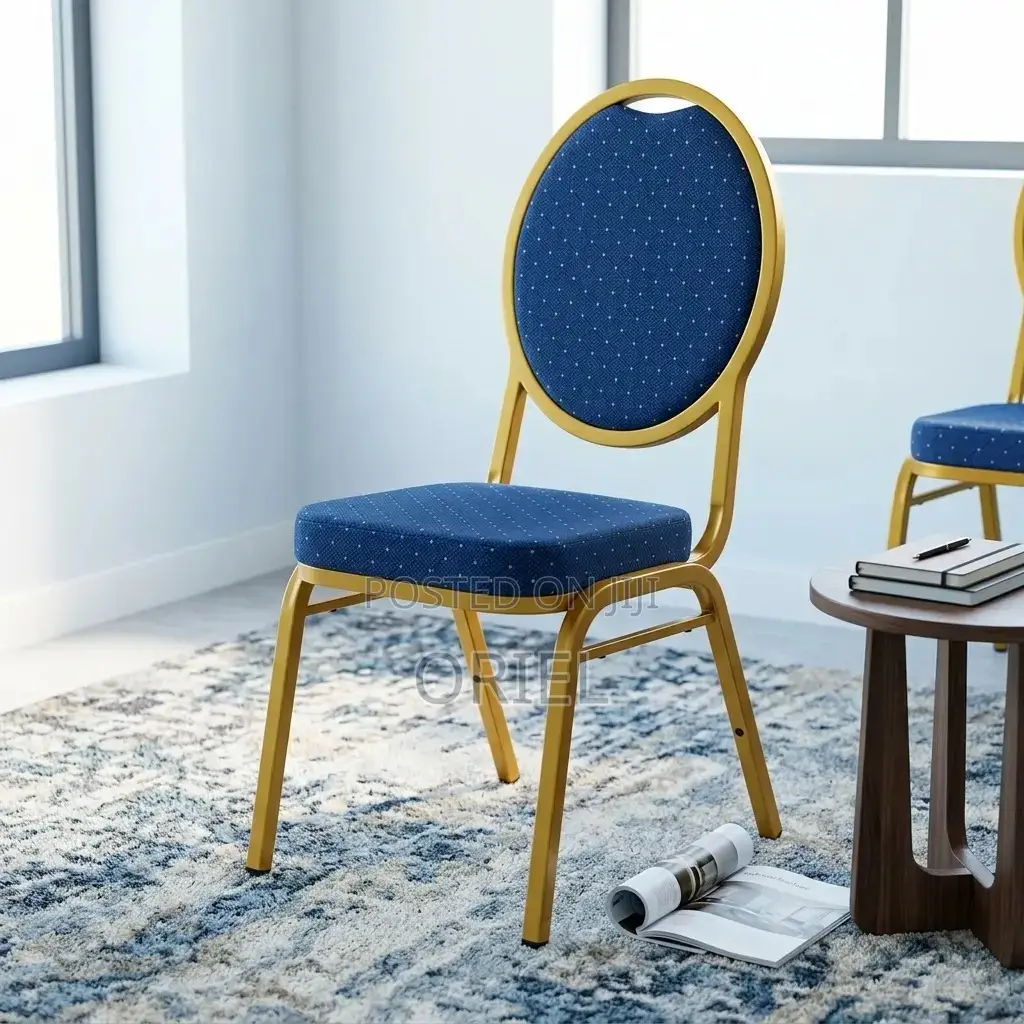 Office Banquet Chair : Ergonomic Blue Conference Chair