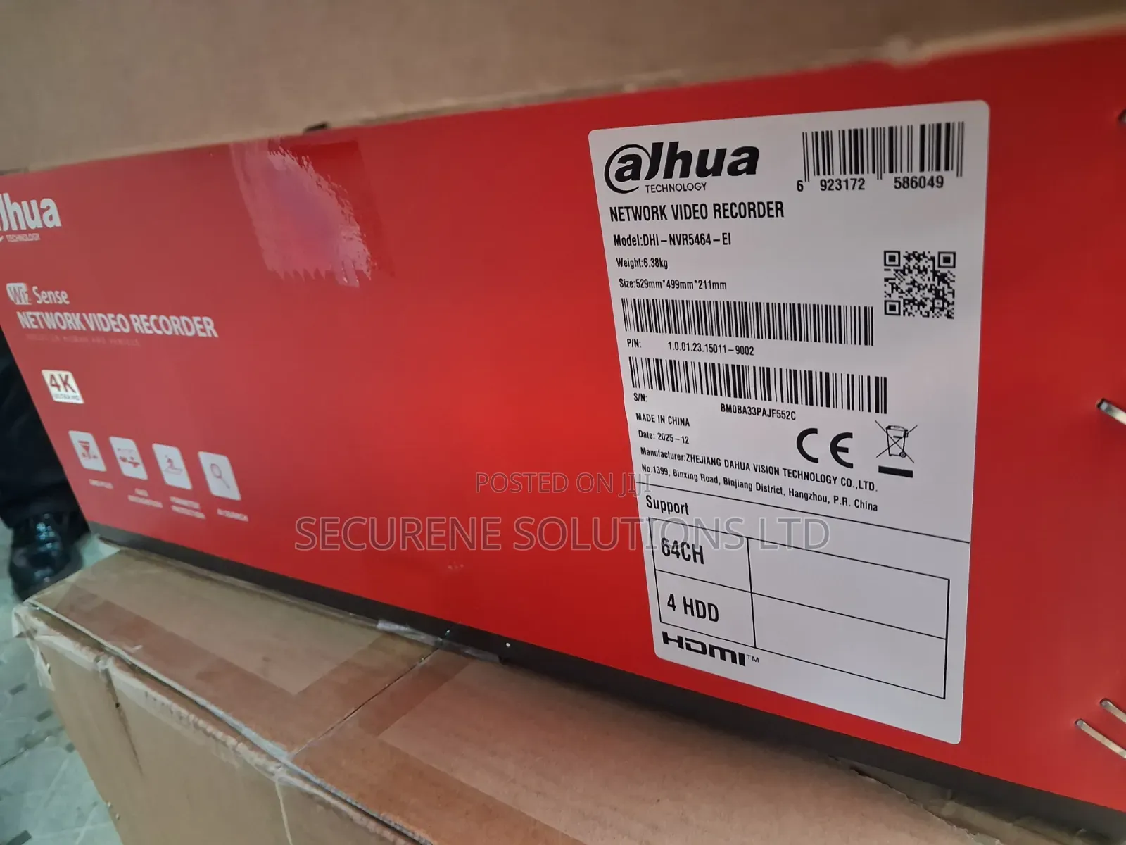 Dahua 64-Port Network Video Recorder (Nvr)