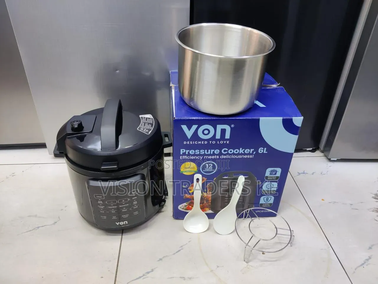 Von 6l Pressure Cooker With Stainless Steel Pot