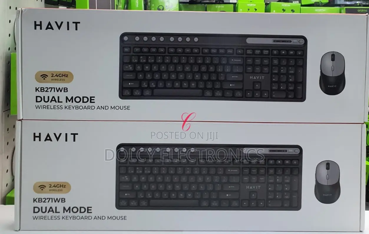 Havit Kb271wb Wireless Keyboard and Mouse Combo.