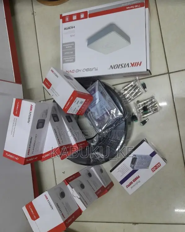 Complete System Kit 8 Hikvision Cameras 1080p 2mp With Android Support