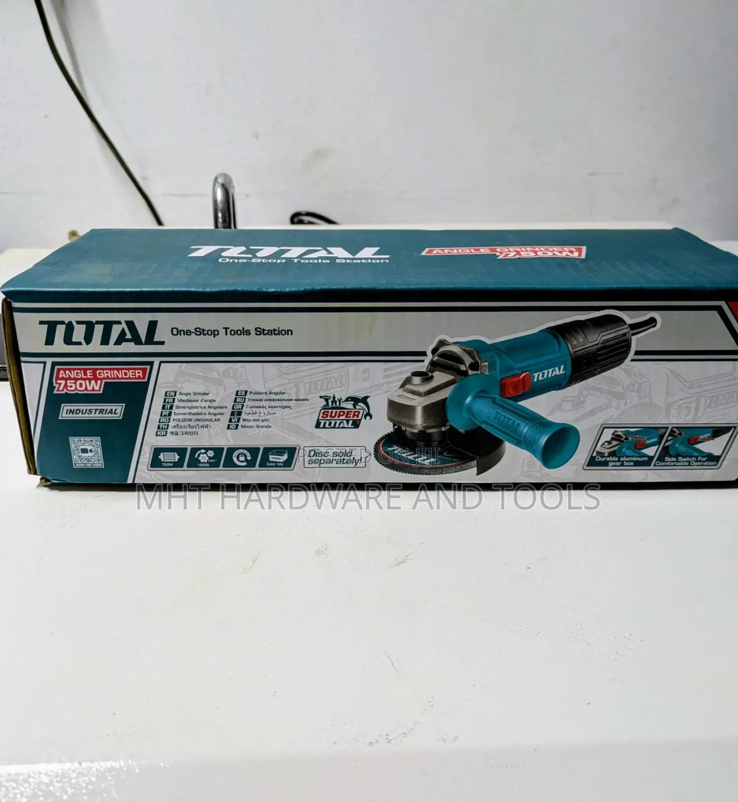 Total Angle Grinder 4.5" 750w