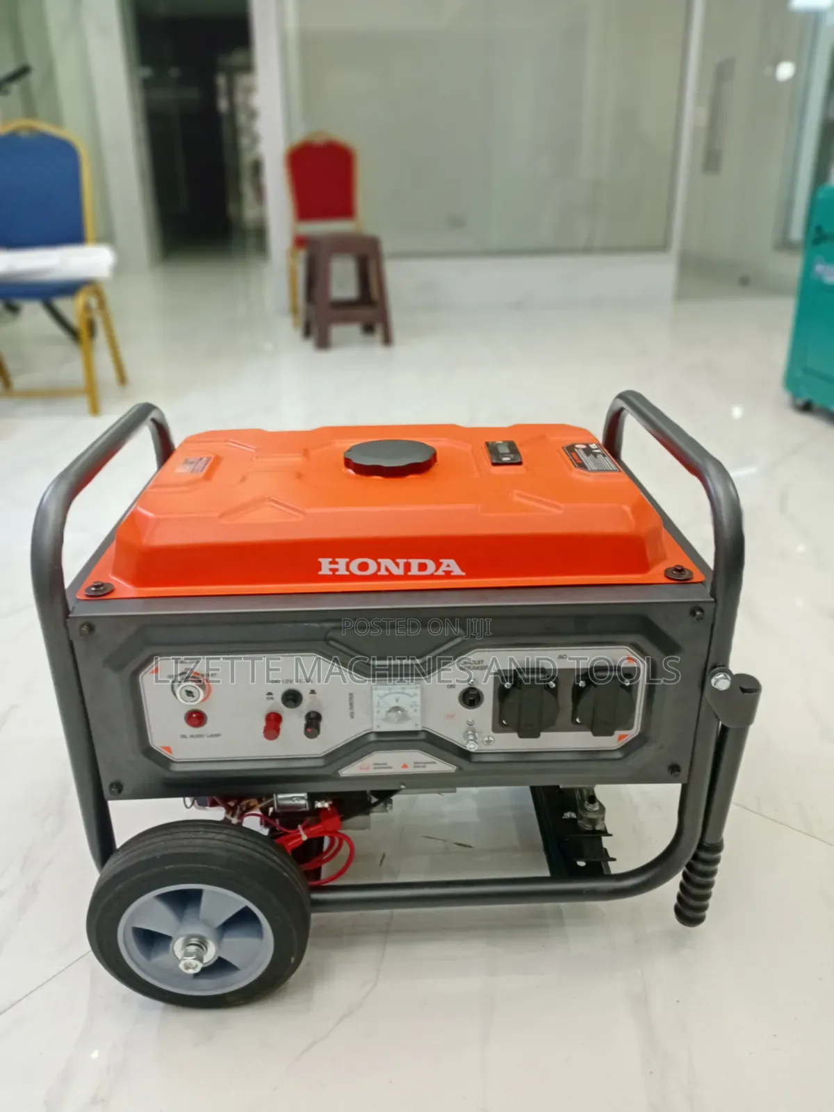 Honda 7.5kva Portable Petrol Generator With Keystart