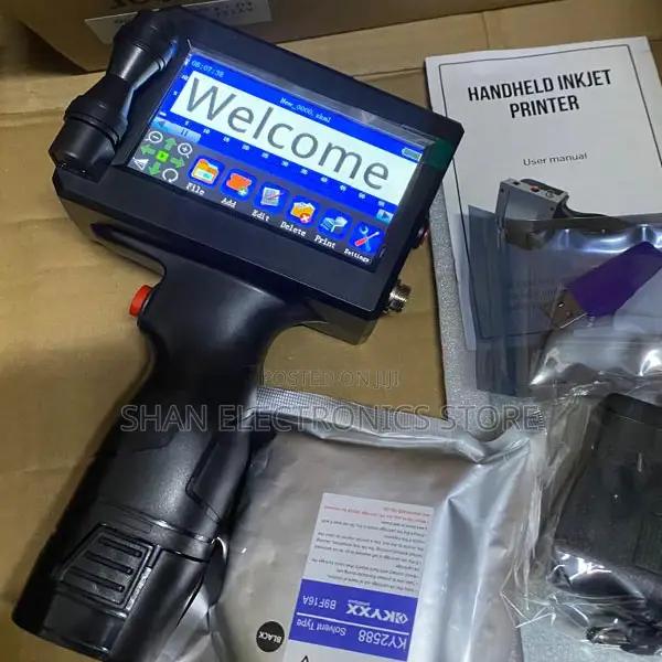 Portable Handheld Printer With 4.3" Touch Screen Quick Drying Inkjet