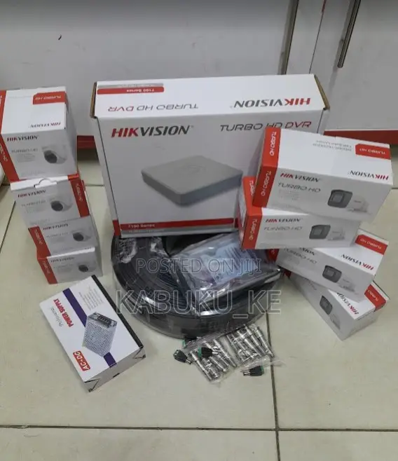 8 Channel Hikvision Complete Camera Kit With Infrared Night Vision