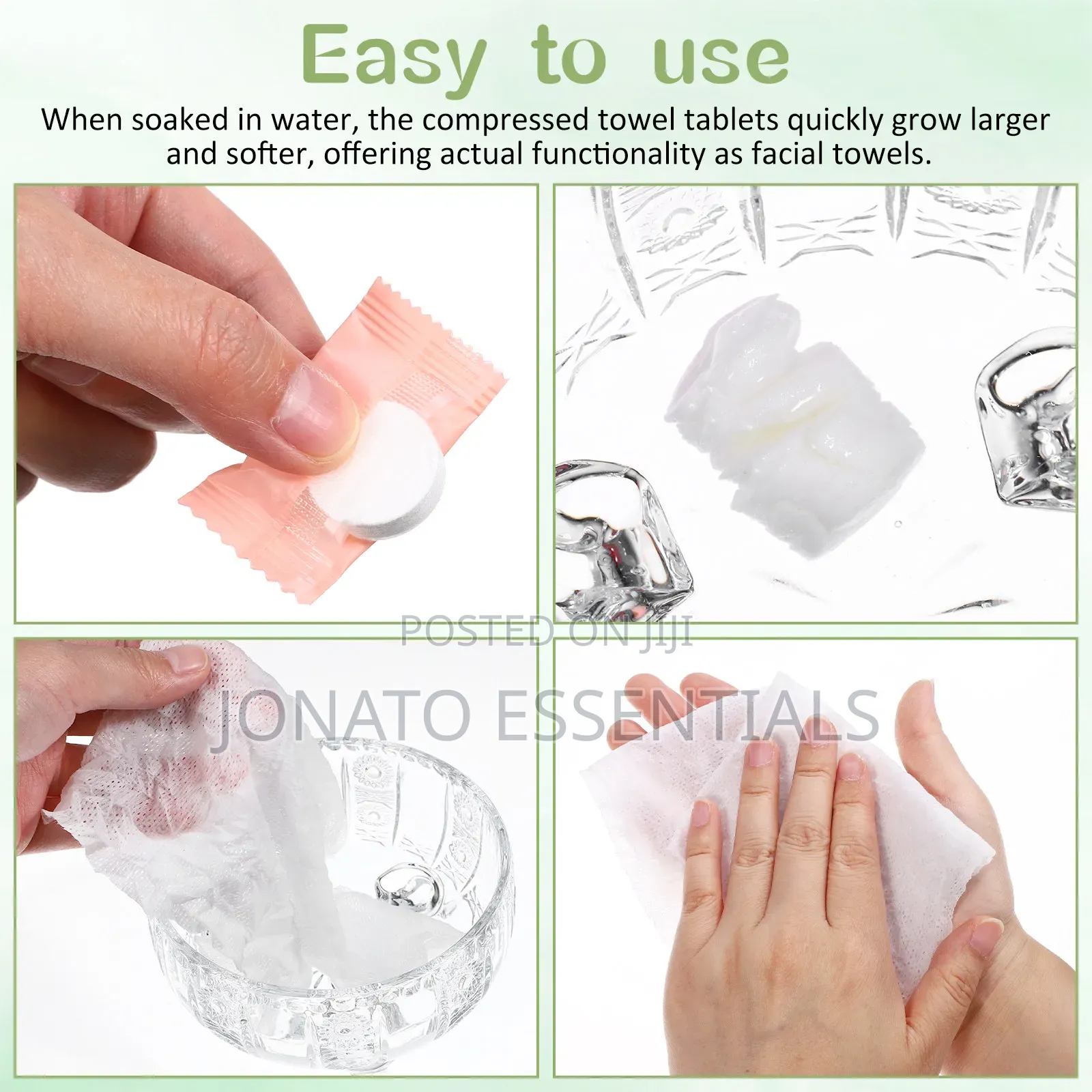 20pc Portable Magic Tablet Towel That Expands in Water