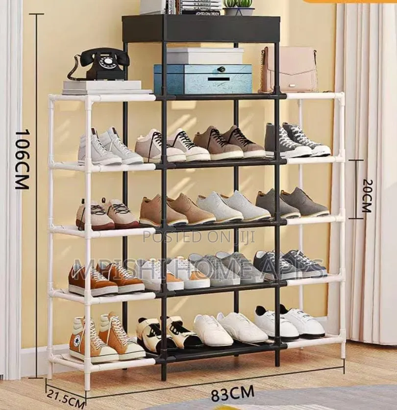 5-Layer Freestanding Shoe Rack