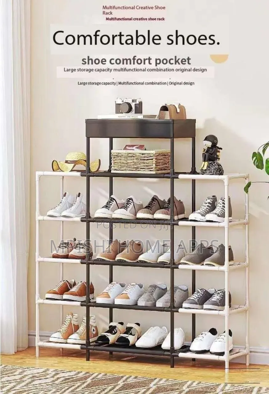5-Layer Freestanding Shoe Rack