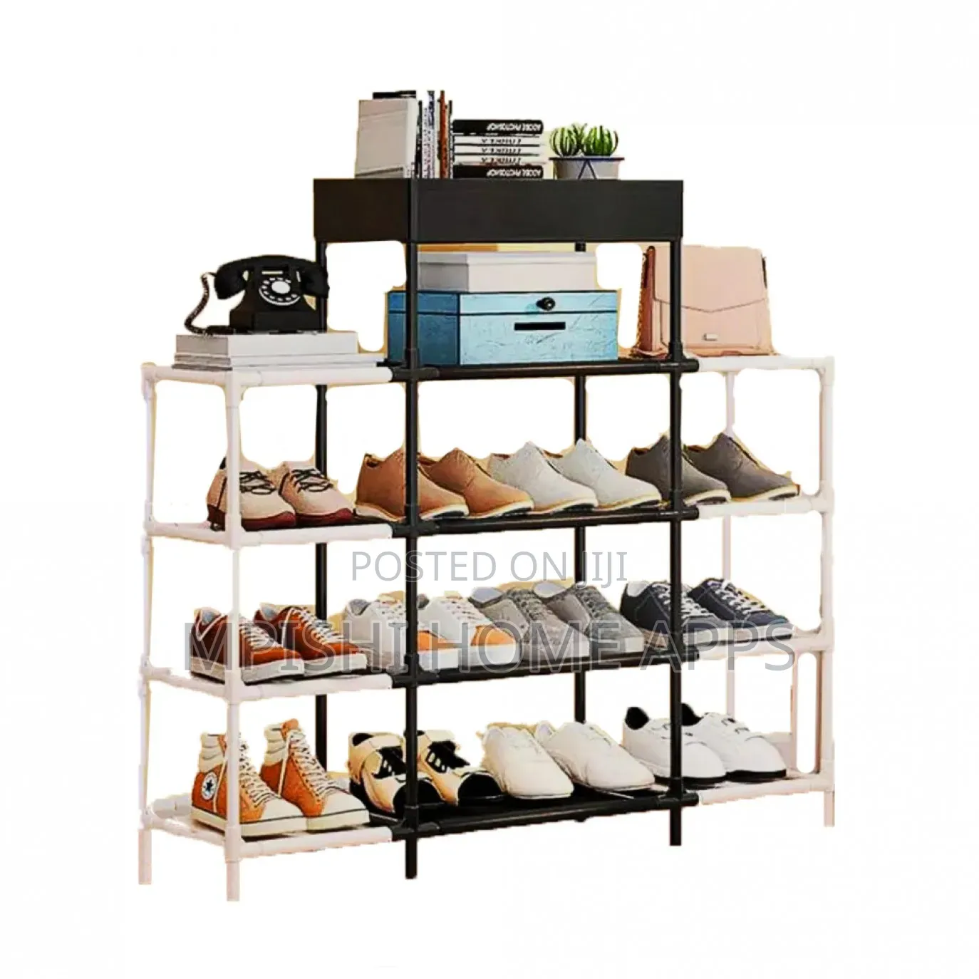 5-Layer Freestanding Shoe Rack