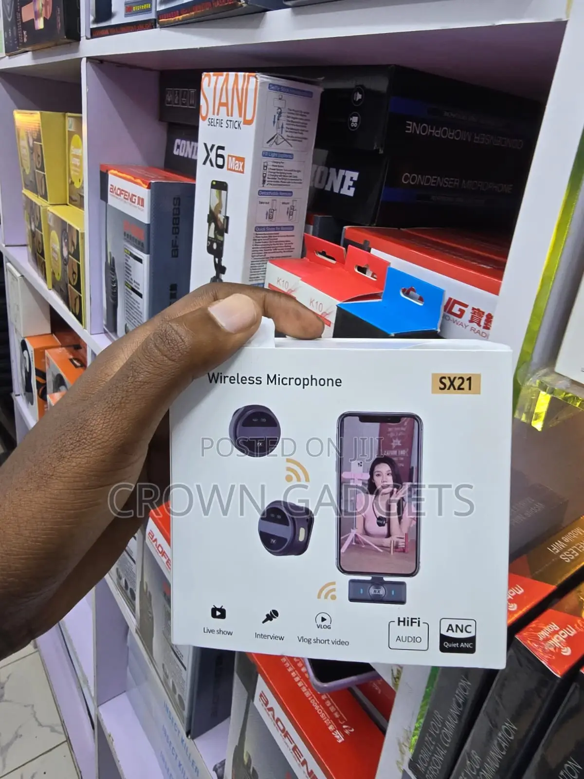 Sx21 Wireless Lavalier Microphone for Smartphones