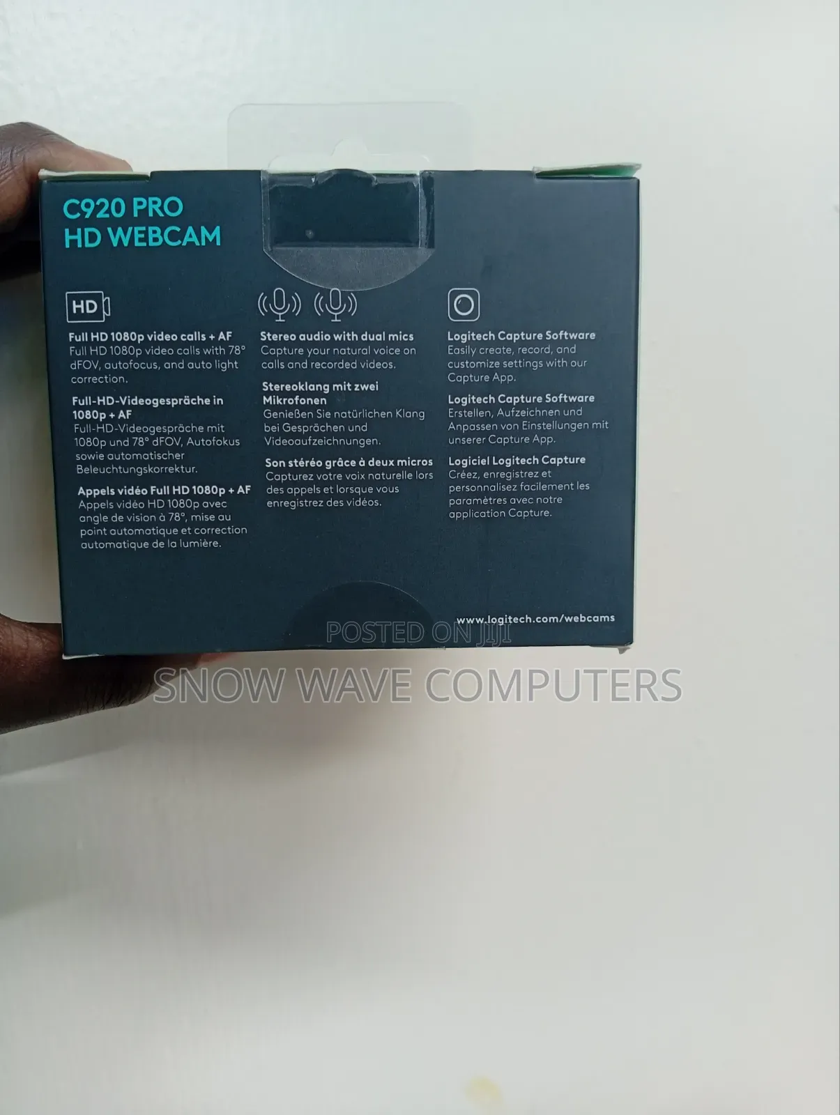 Logitech C920 Hd Pro Webcam 1080p Full High Definition