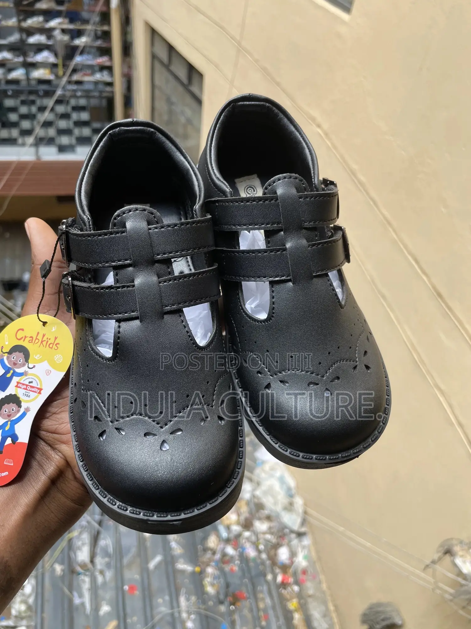Crab Kids School Shoes