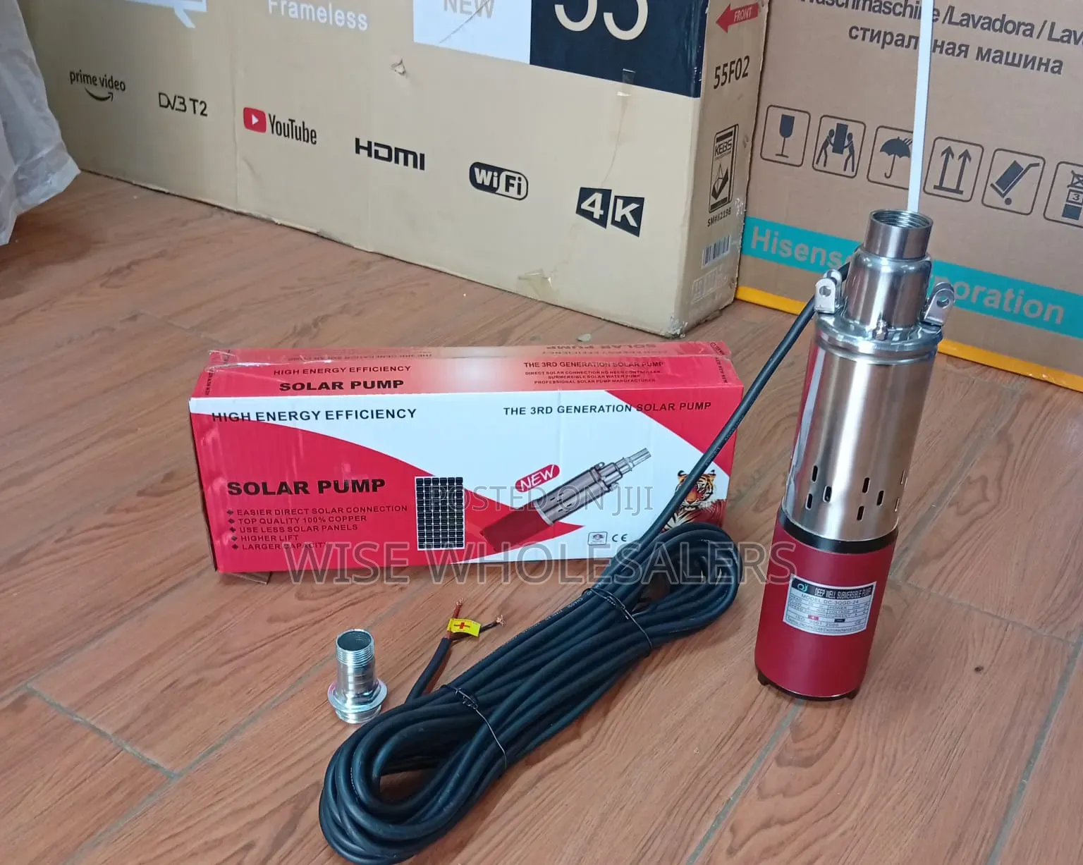 Solar Submersible Water Pump With 24v