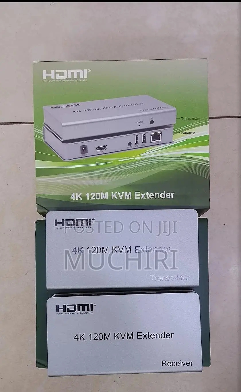 120m Hdmi Extender Kvm, Supports Usb Mouse