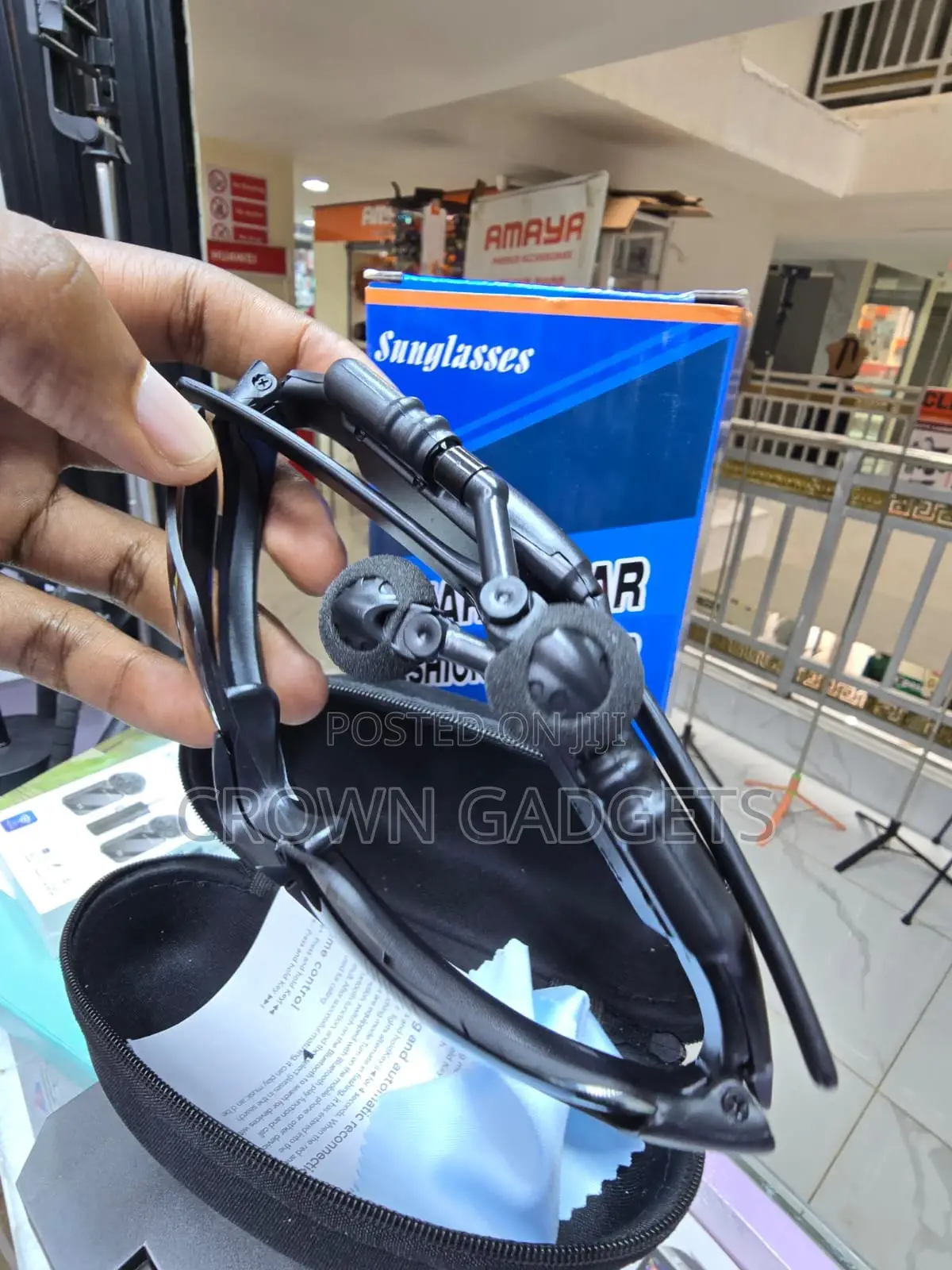 Bluetooth Audio Sunglasses With Mic Uv Protection Eyewear