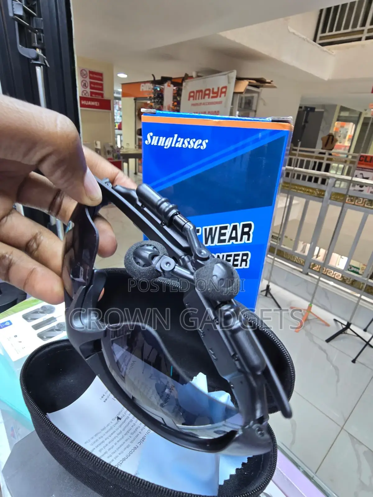 Bluetooth Audio Sunglasses With Mic Uv Protection Eyewear