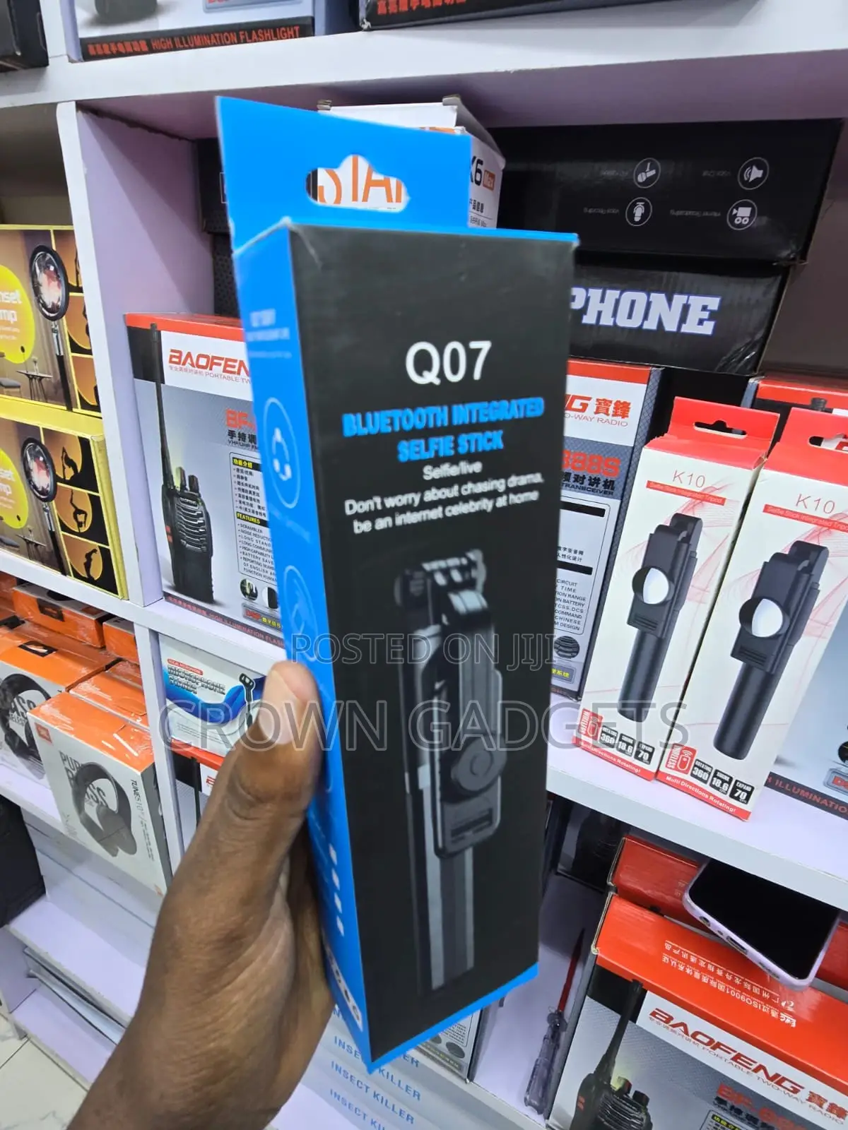 Bluetooth Selfie Stick With Remote Control Phone Stand