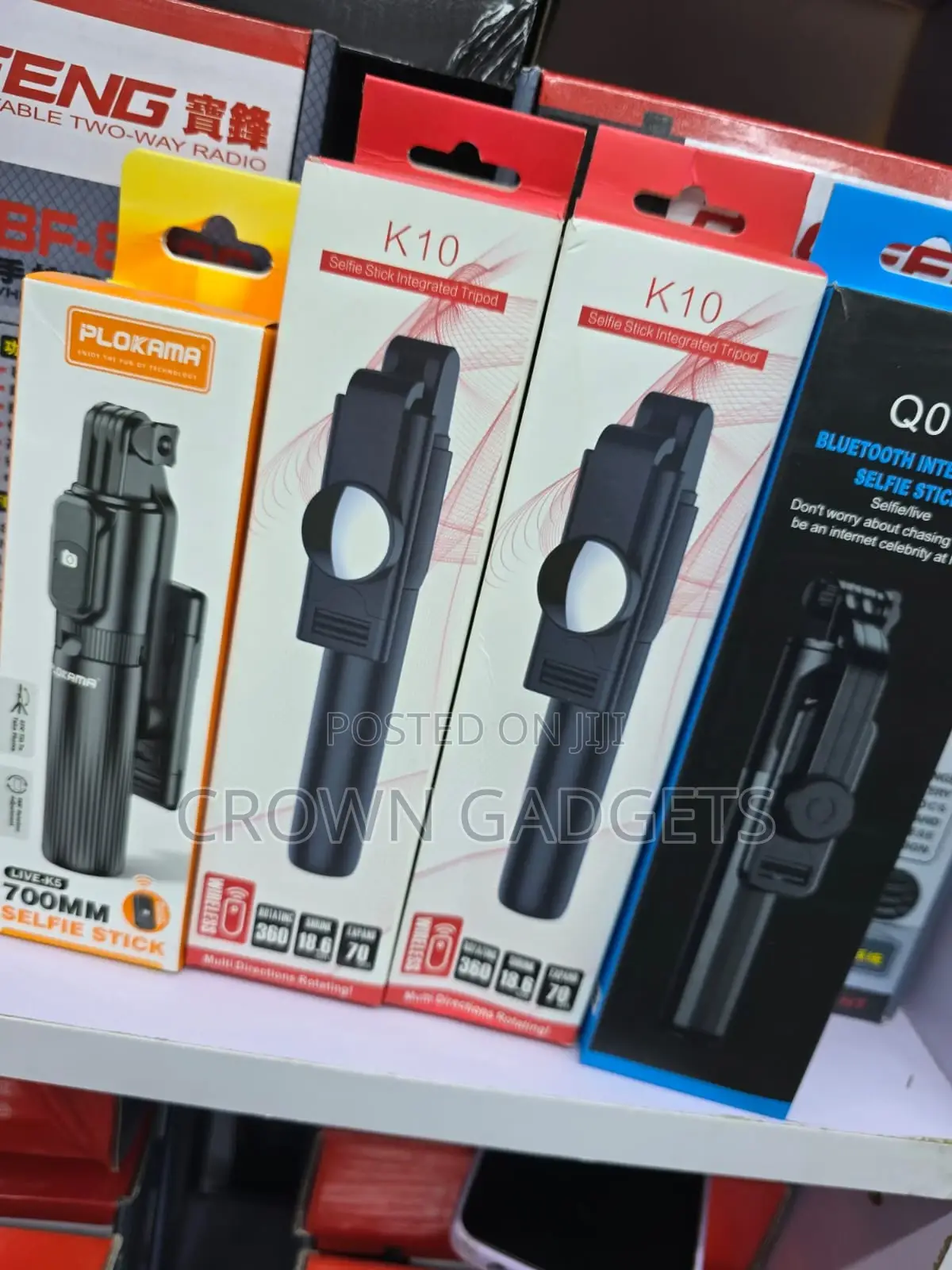Portable Selfie Stick With Wireless Remote Phone Tripod