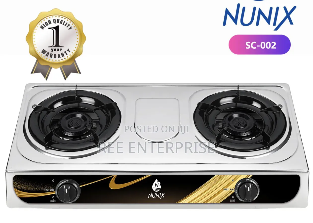 *Nunix 2 Burner Stainless Steel Washing Machine