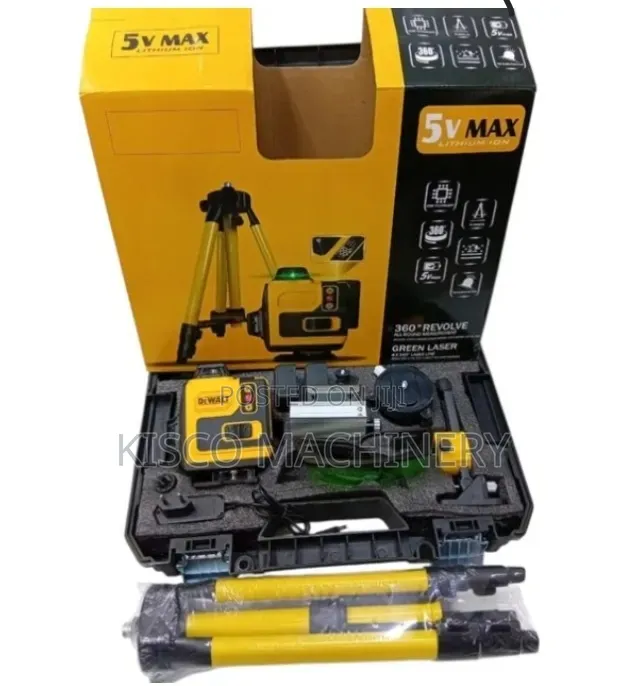 Dewalt Auto Laser Level Machine 16 Lines 360° With Tripod Stand/Level