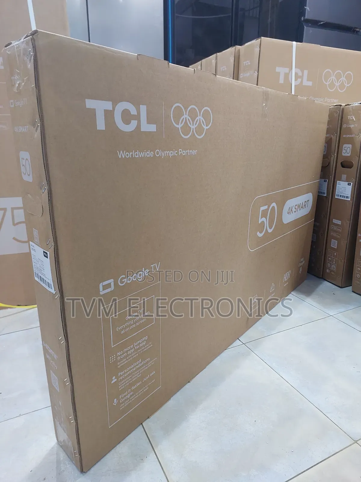TCL 50′′ 50v6d (New 2026) Google HDR Smart TV