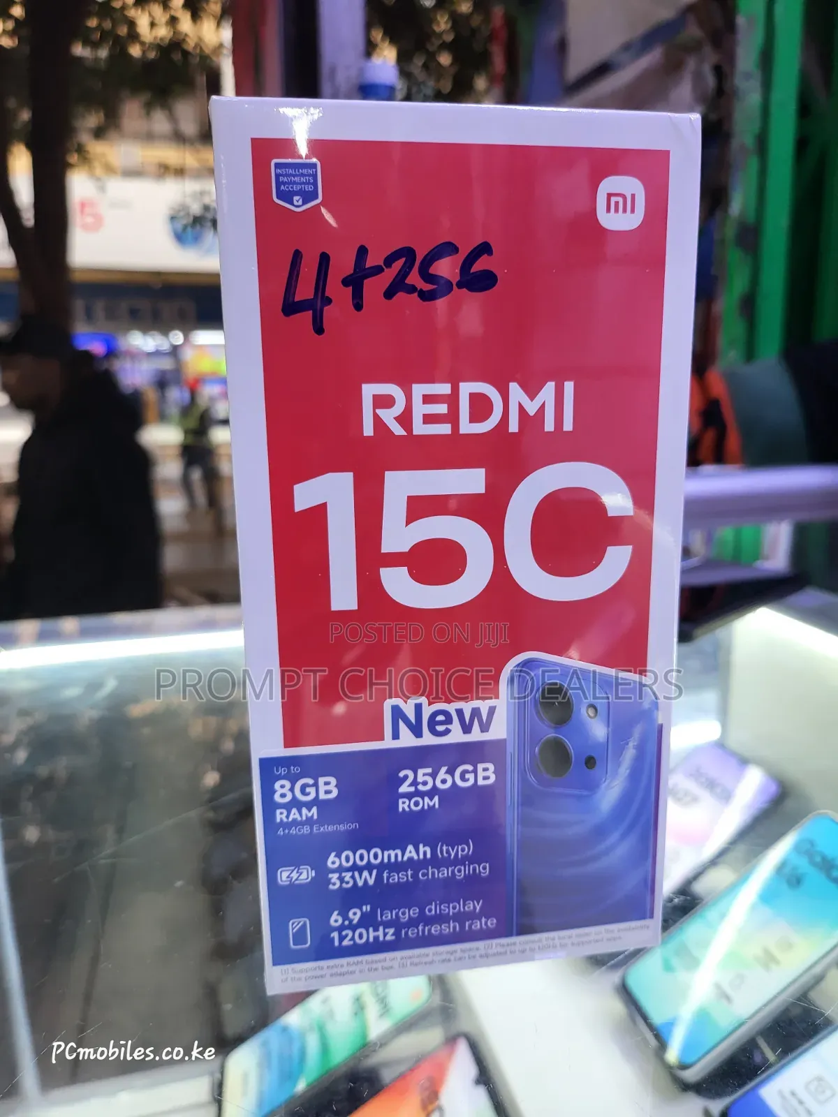 New Xiaomi Redmi 15C 4G 256 GB Black