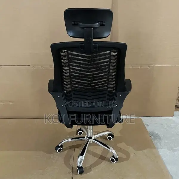 Office Chairs; Ergonomic Managers Executive Headrest Fabric Chairs