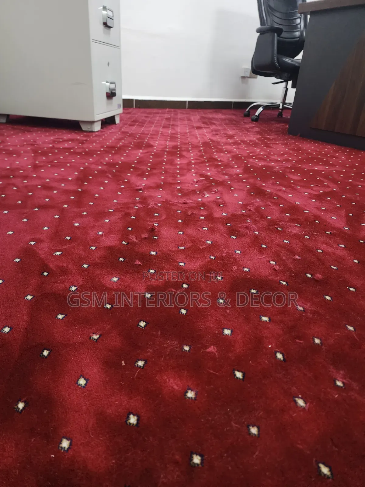 Executive Wall to Wall Office Carpets Linear Patterened