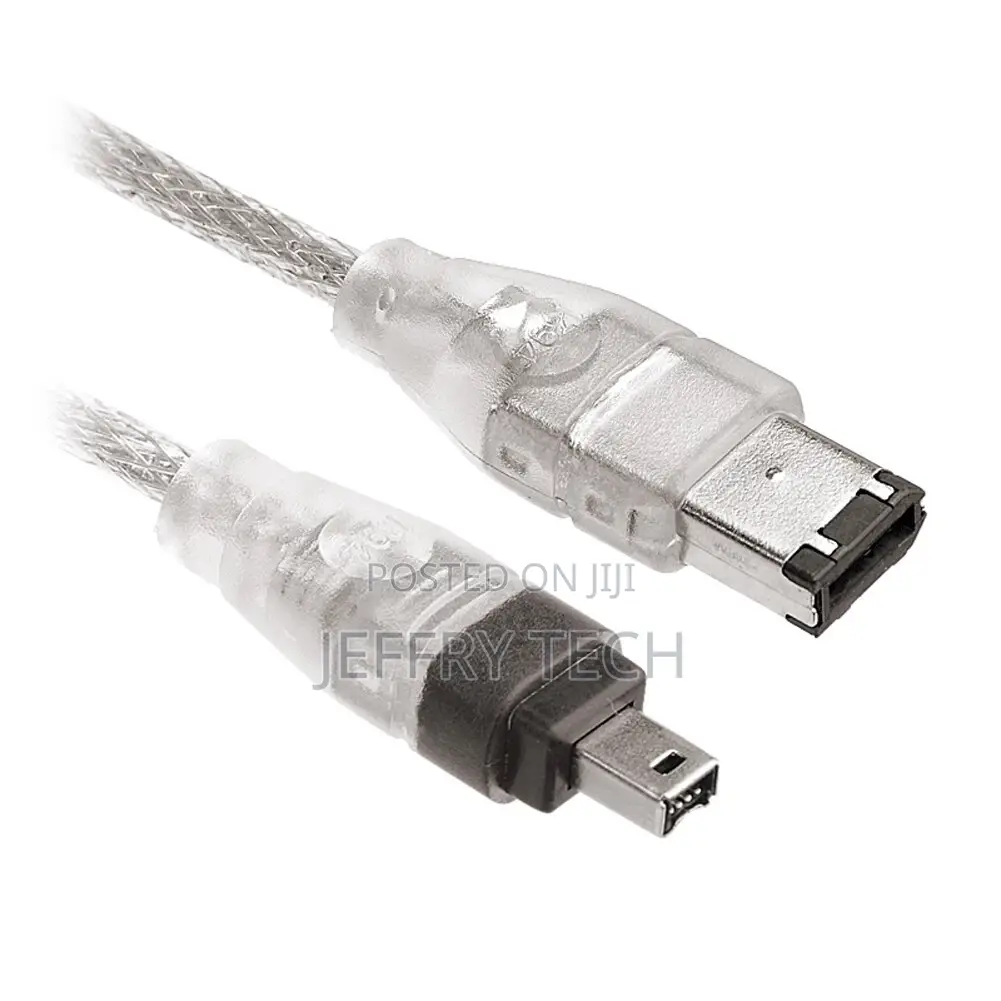 Firewire Ieee 1394 6"" to 4 Plug Mini Dv Pc Connection Cable