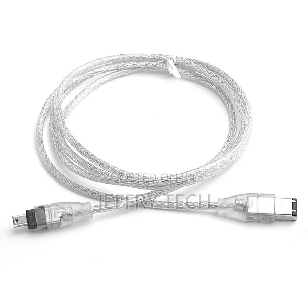 Firewire Ieee 1394 6"" to 4 Plug Mini Dv Pc Connection Cable