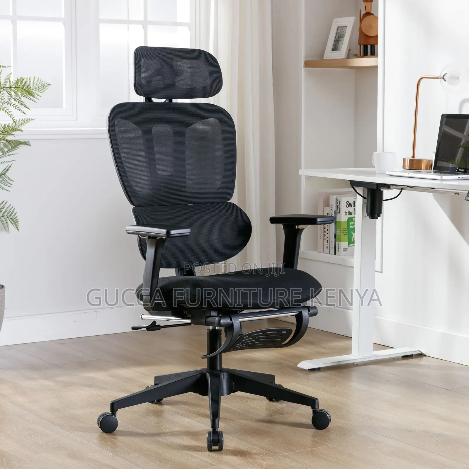 Executive Reclining Ergonomic Chair With Footrest