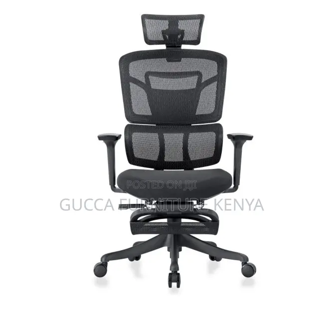 Executive Reclining Ergonomic Chair With Footrest