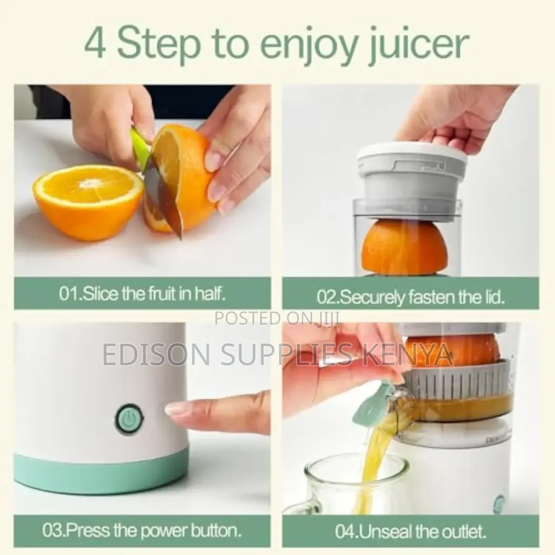 Juicer Rechargeable Orange and Citrus Juicer Cordless Juice Extractor