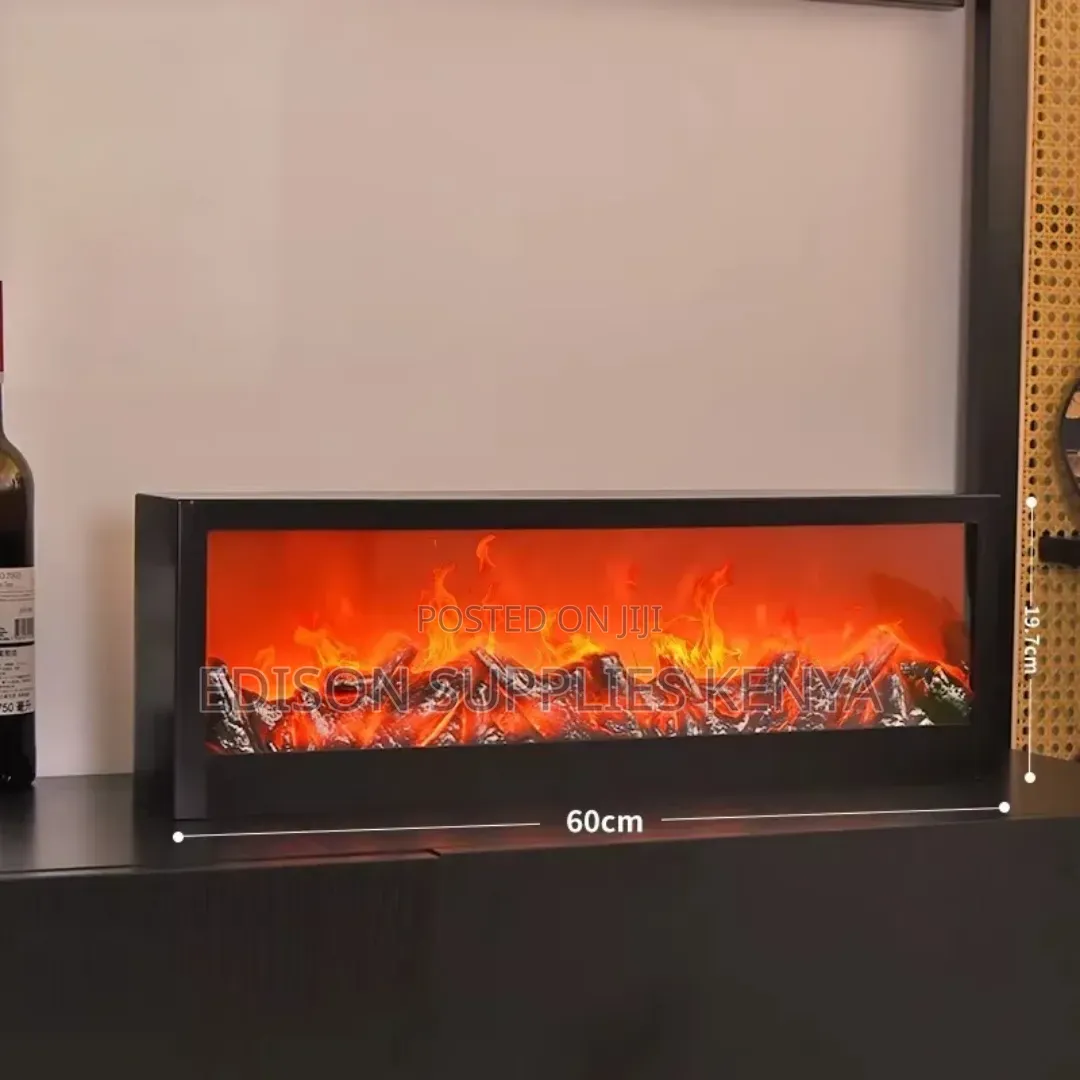 Fireplace 60cm With 3d Flame Decorative Fireplace Elegant Fire Place
