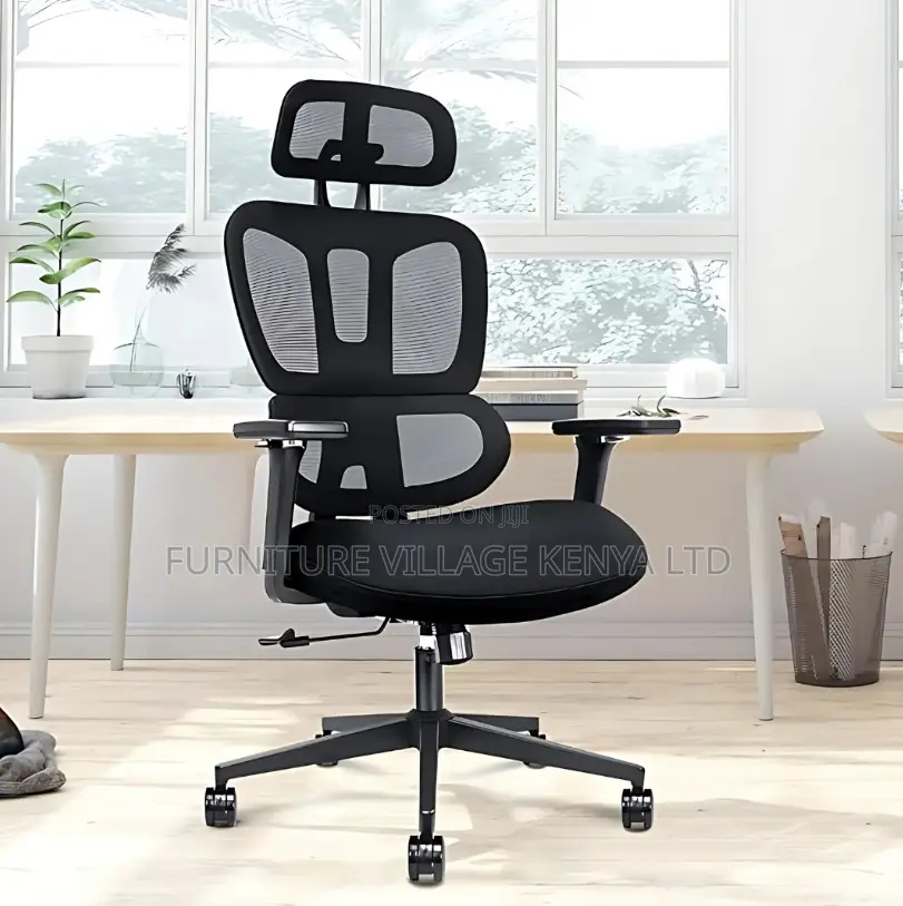 Executive Arm Orthopedic Swivel Office Chair