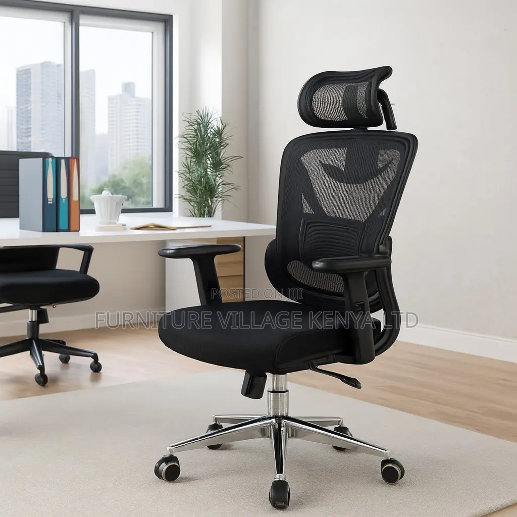 Executive Arm Orthopedic Swivel Office Chair