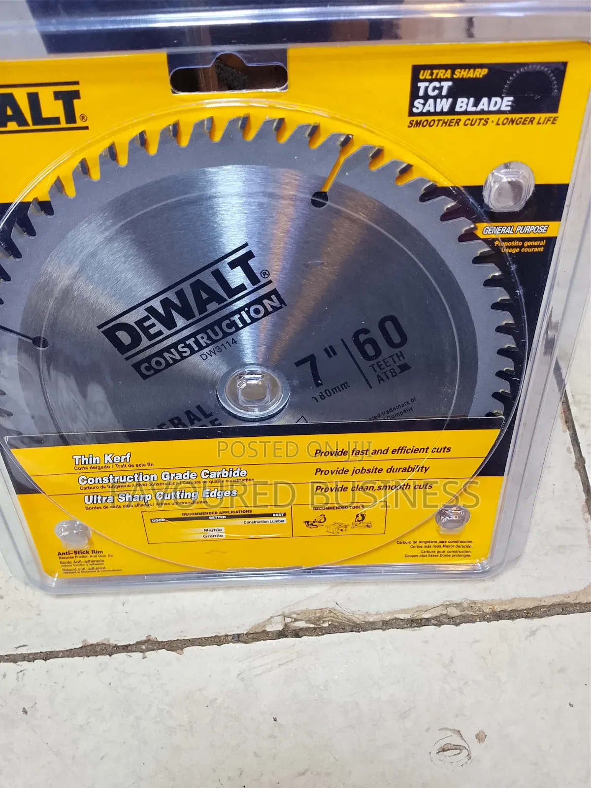 Quality New Dewalt 7 "Circular Saw Blade /7inch Circular Saw Blade