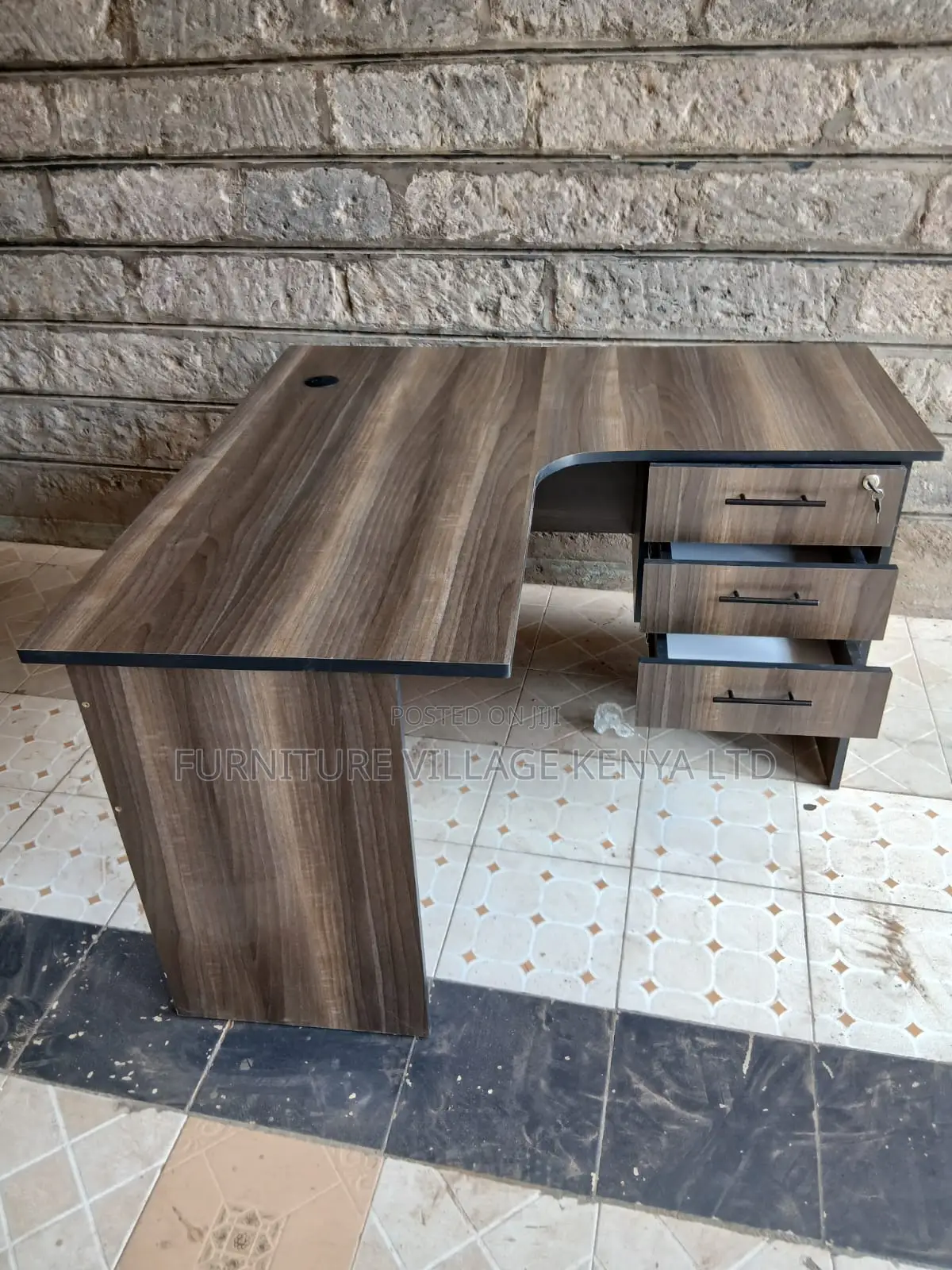 Durable 140cm Customized Home Office Curved Desk