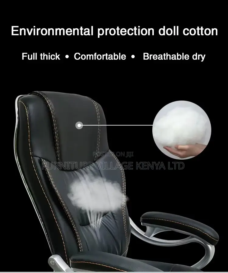 Executive Leather Modern Computer Desk Chair
