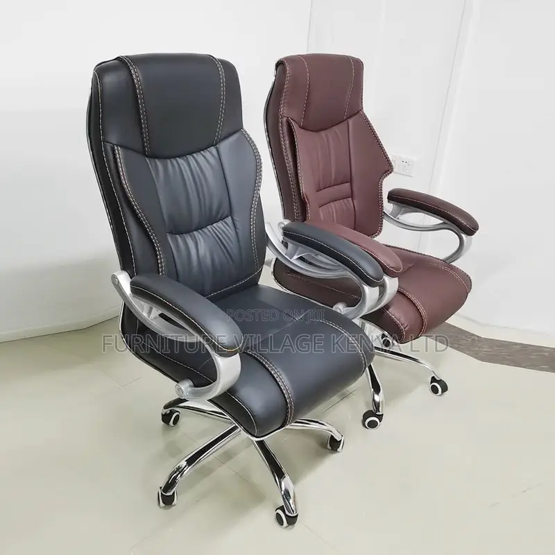 Executive Leather Modern Computer Desk Chair