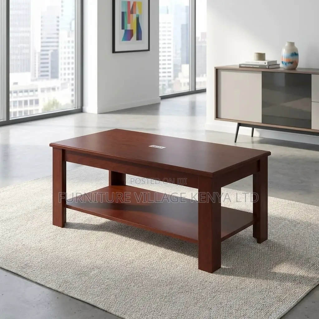 1200mm Mahogany Reception Coffee/Tea Table