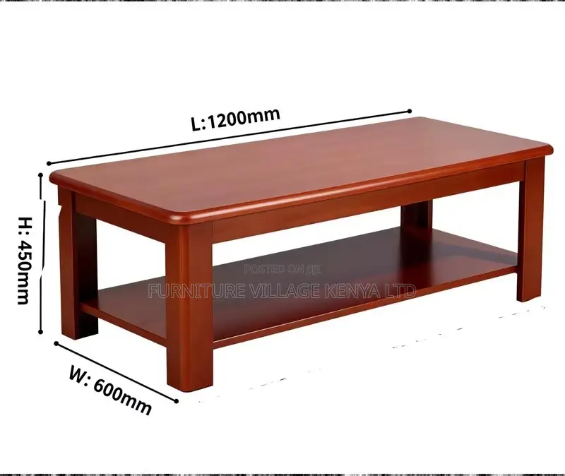 1200mm Mahogany Reception Coffee/Tea Table